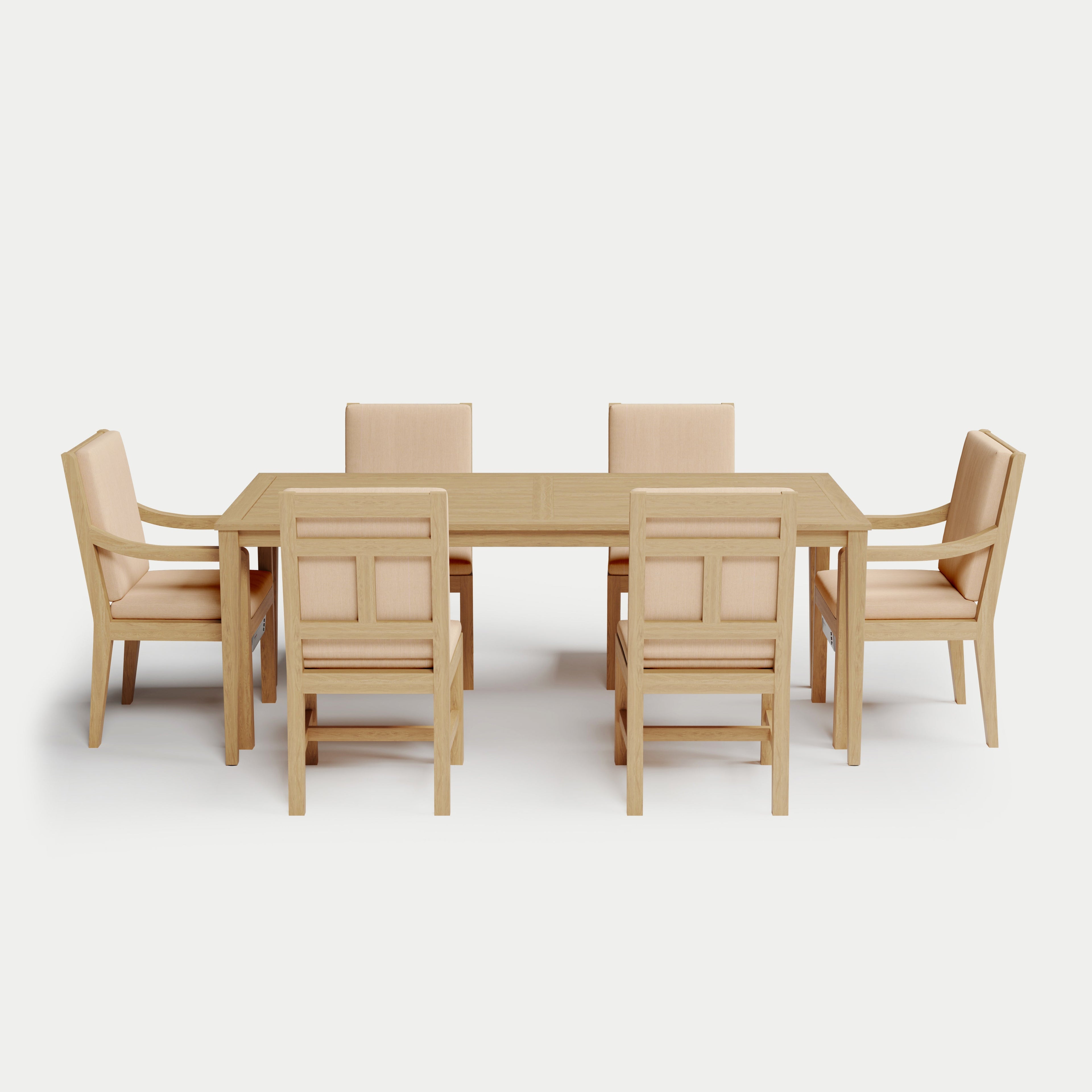 Heated Rectangle Dining Set