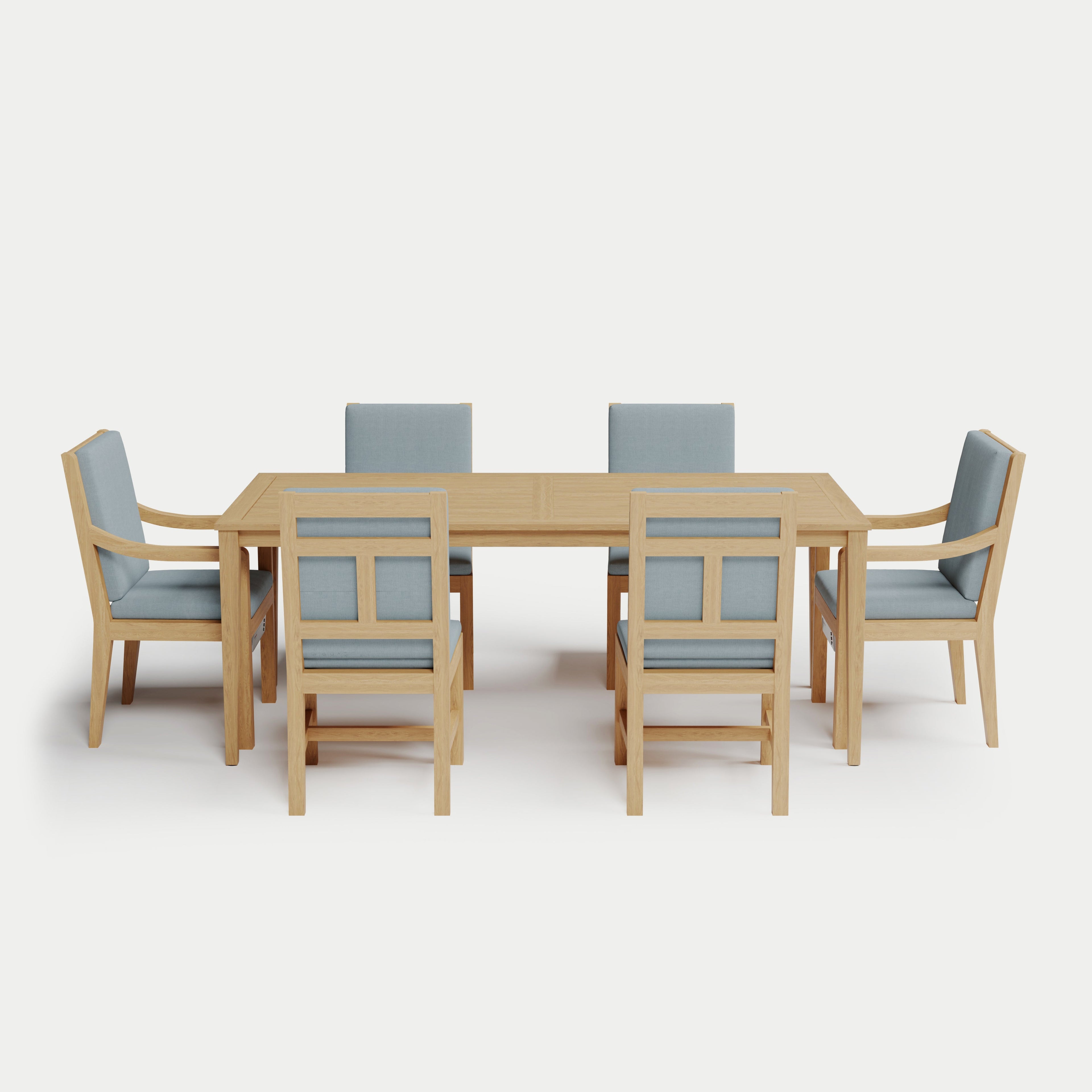 Heated Rectangle Dining Set