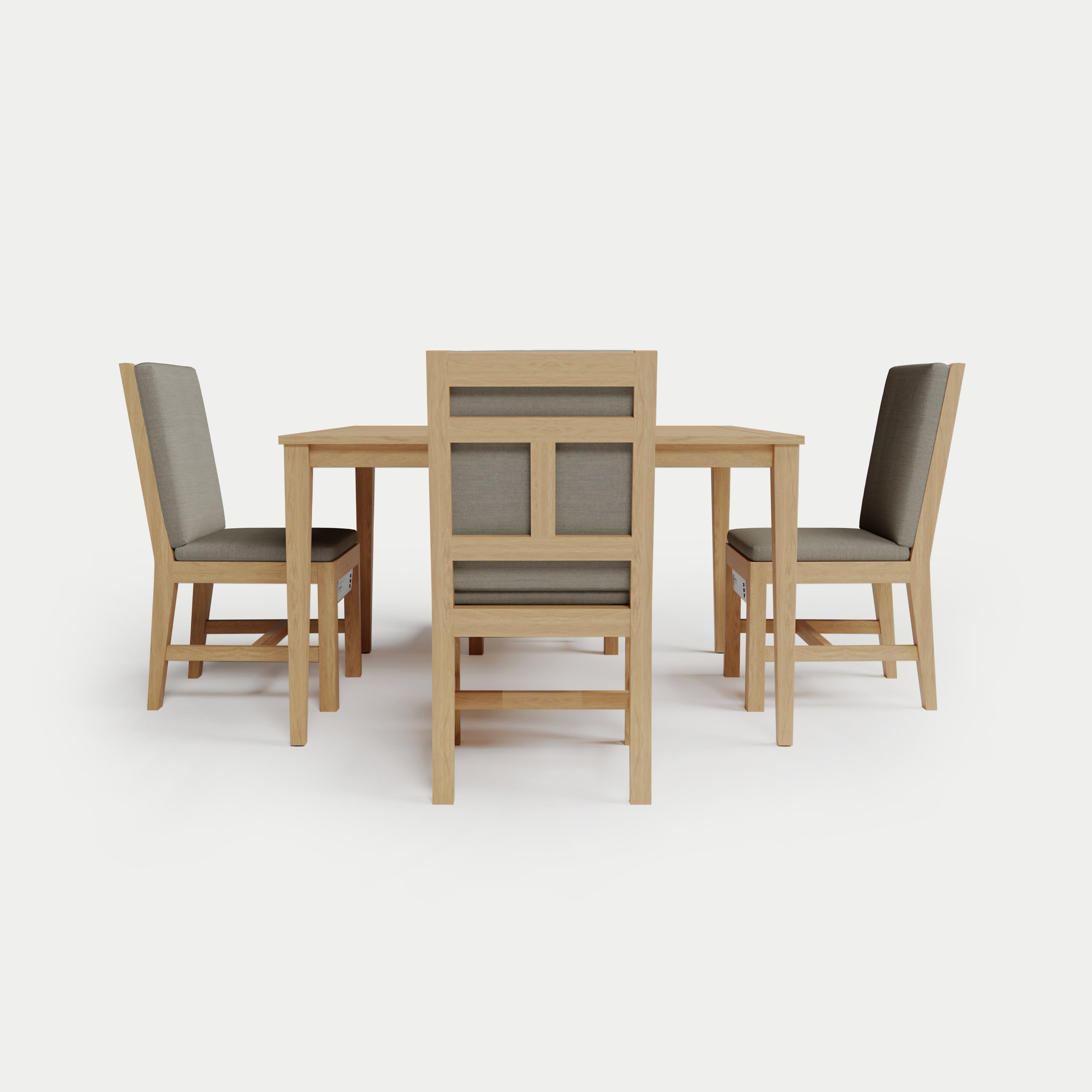 Heated Square Dining Set