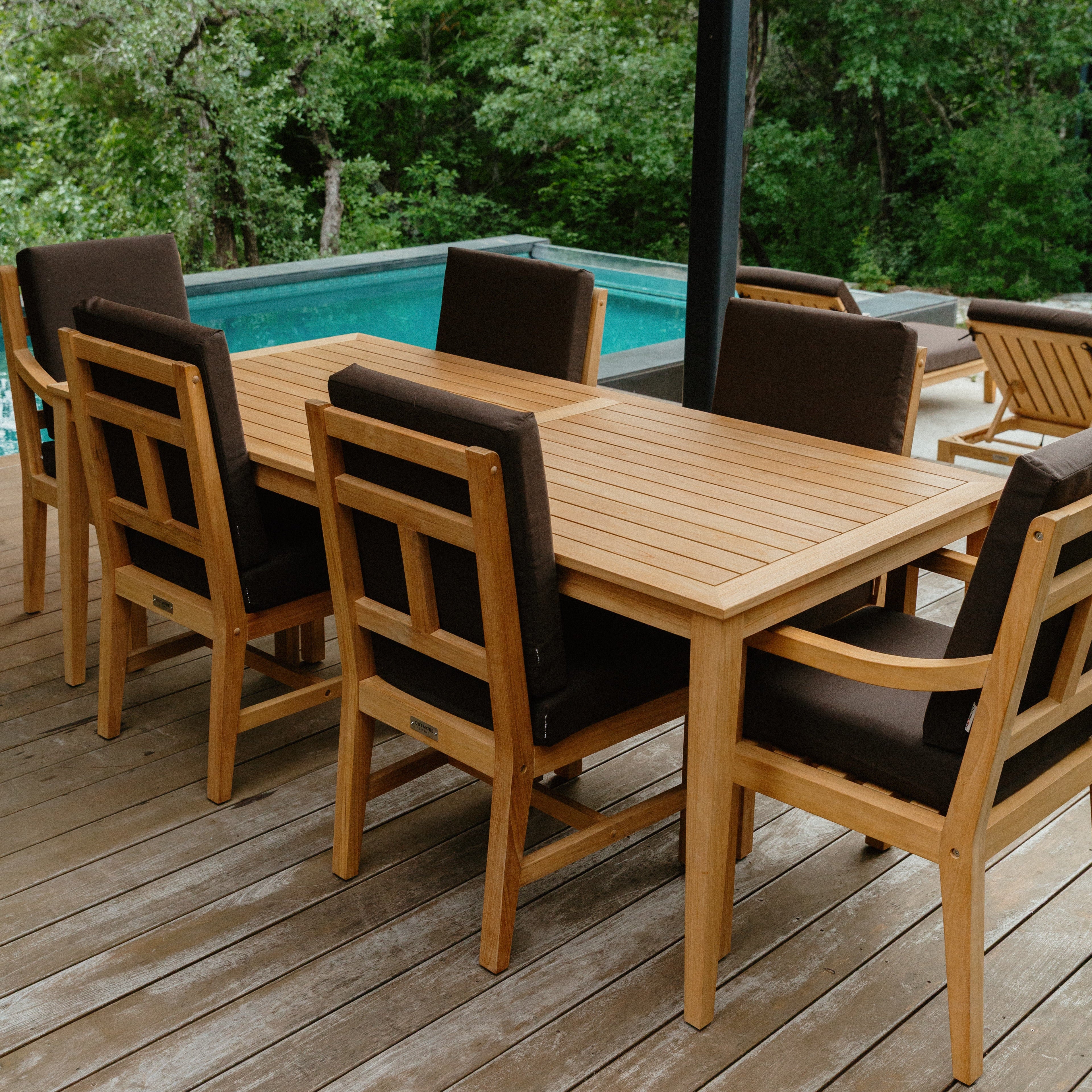 Heated Rectangle Dining Set