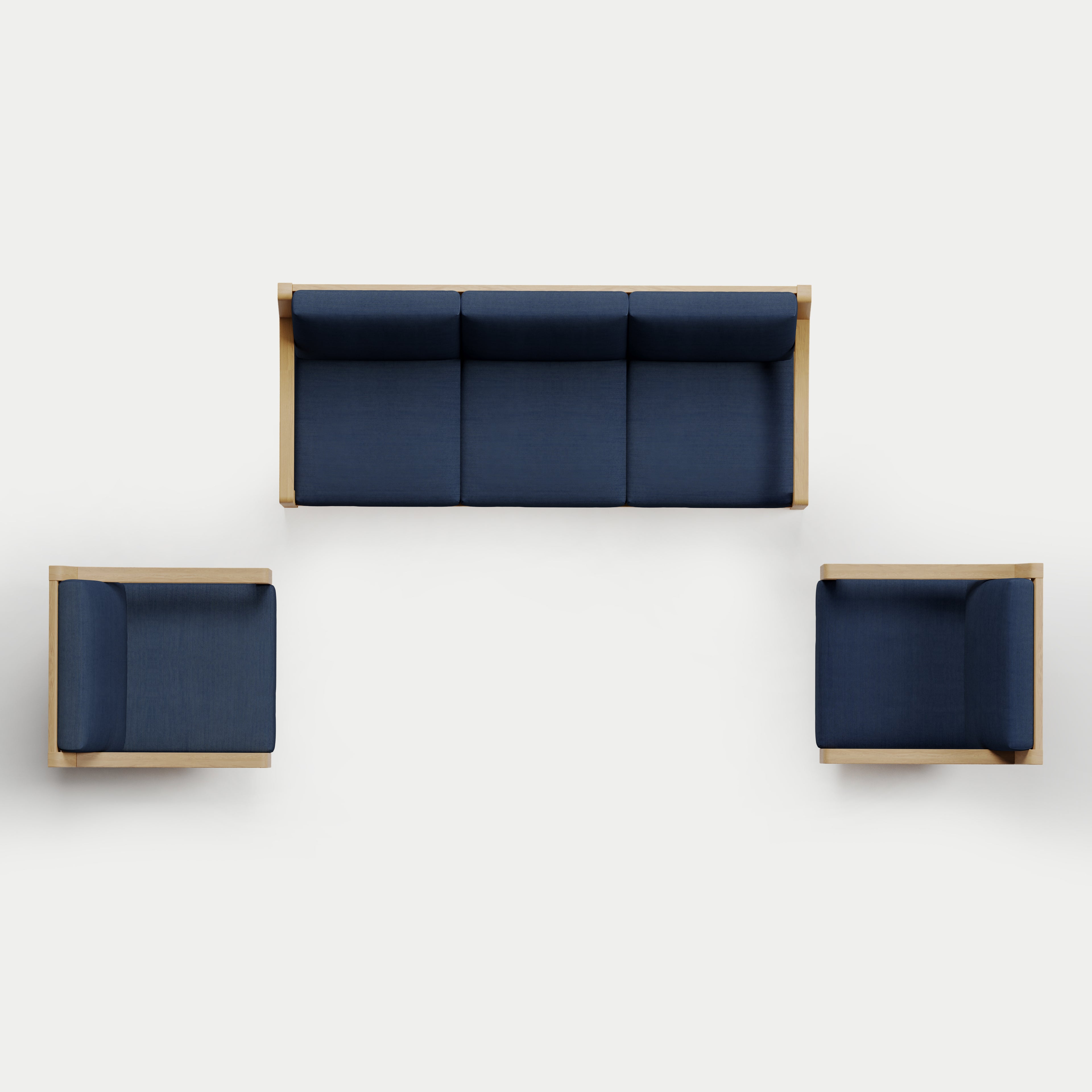 Heated Outdoor Teak Sofa + Swivel Set