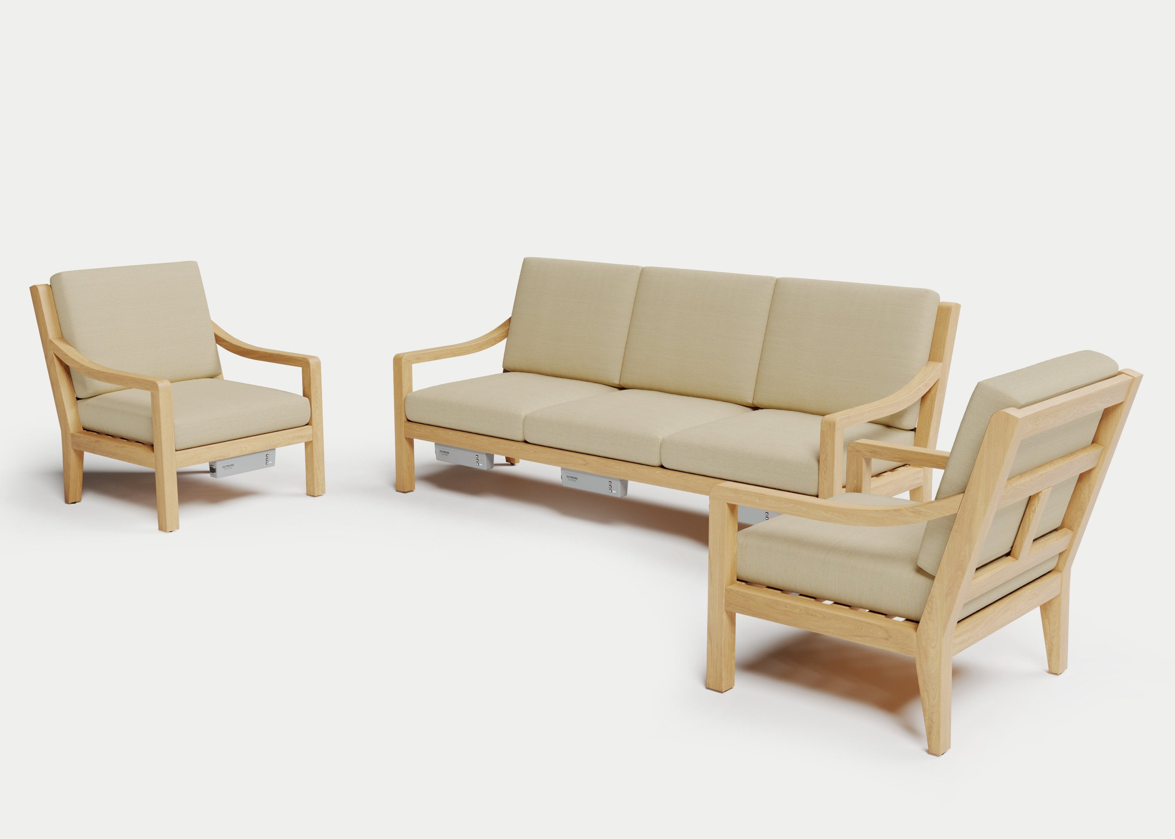 Solerno Heated Sofa Set