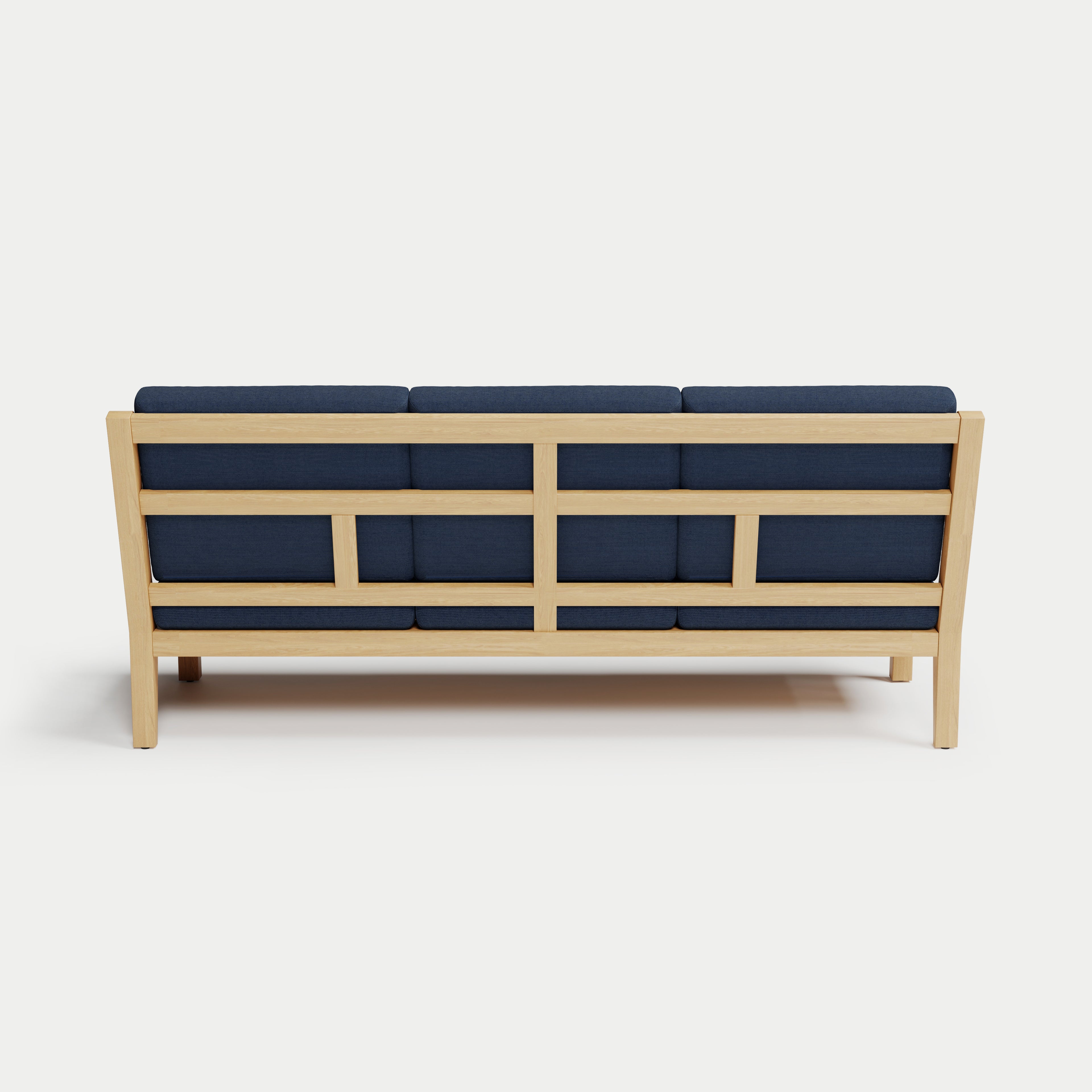 Heated Outdoor Teak Sofa