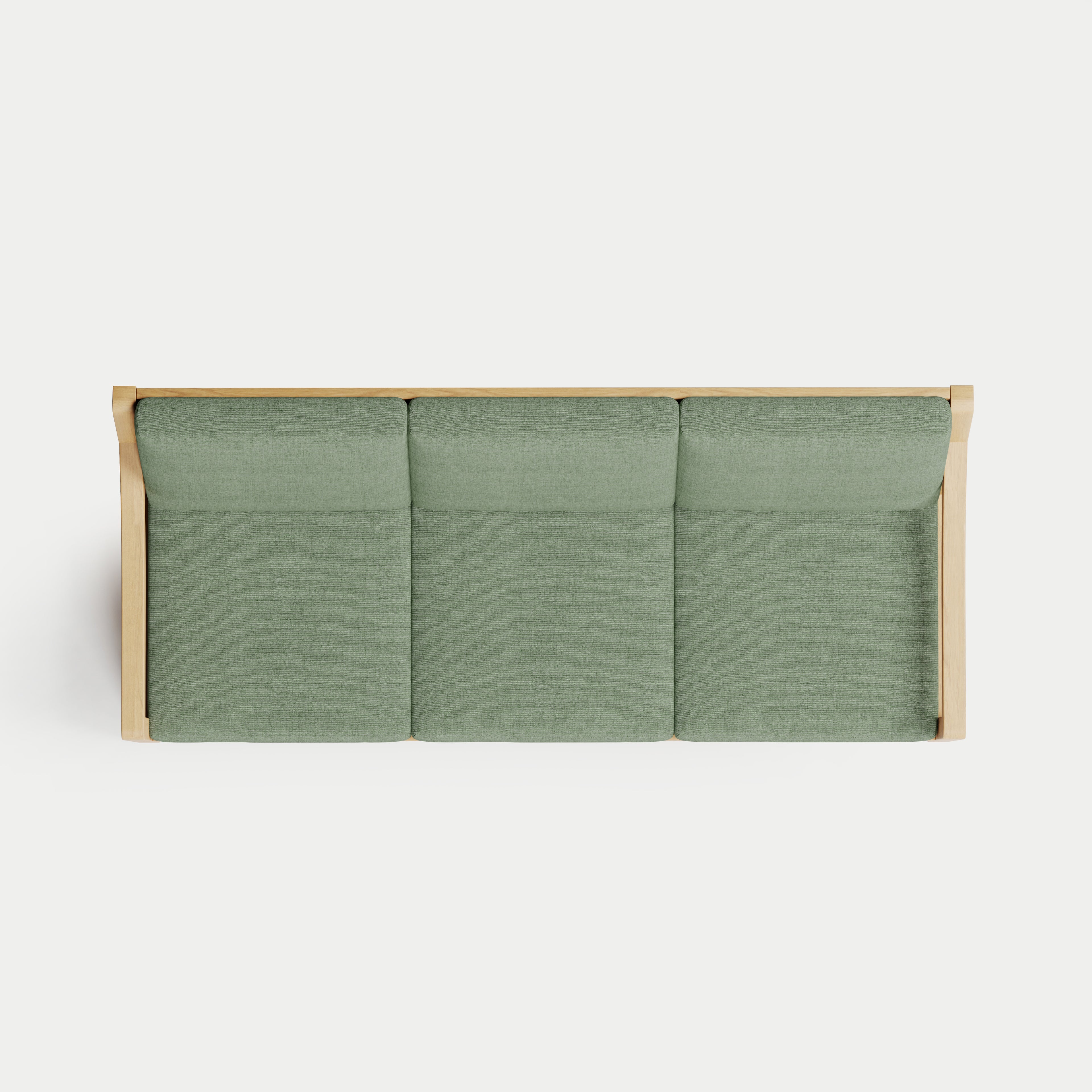 Heated Outdoor Teak Sofa