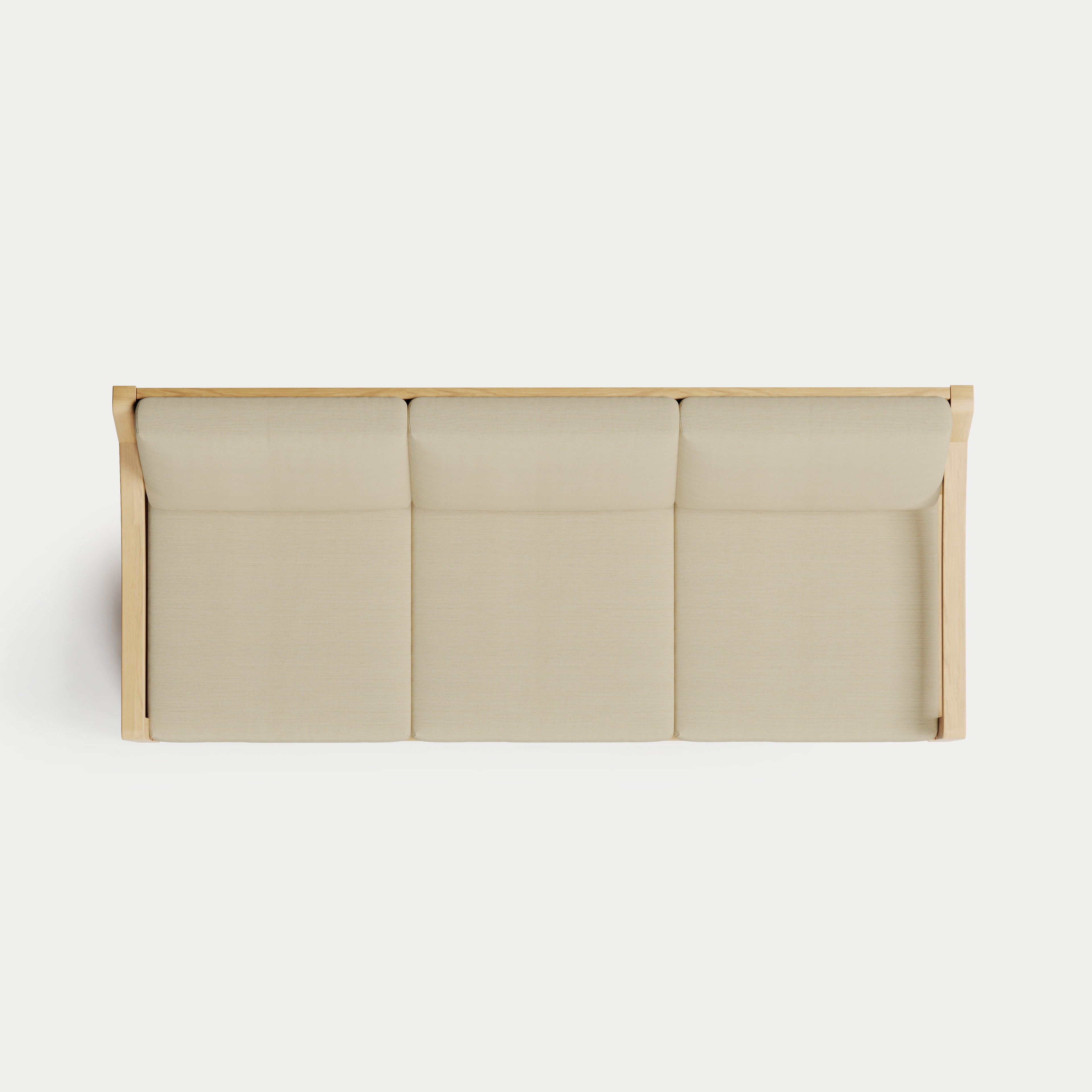 Heated Outdoor Teak Sofa