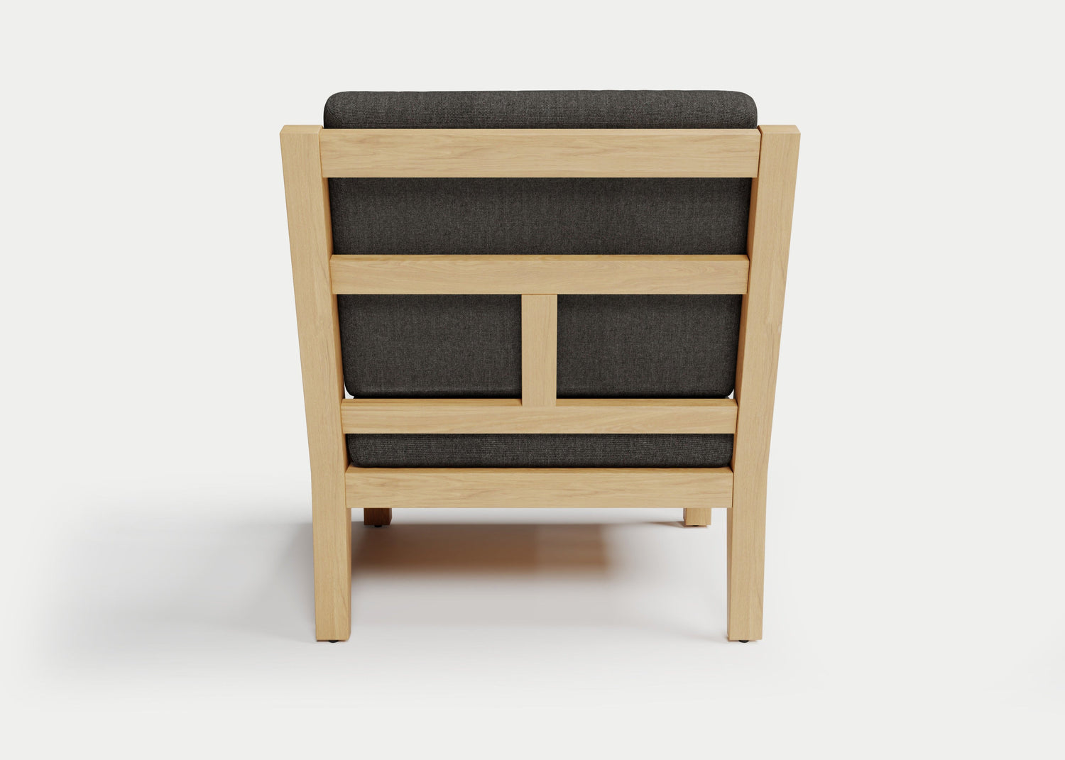 Heated Outdoor Teak Lounge Chair