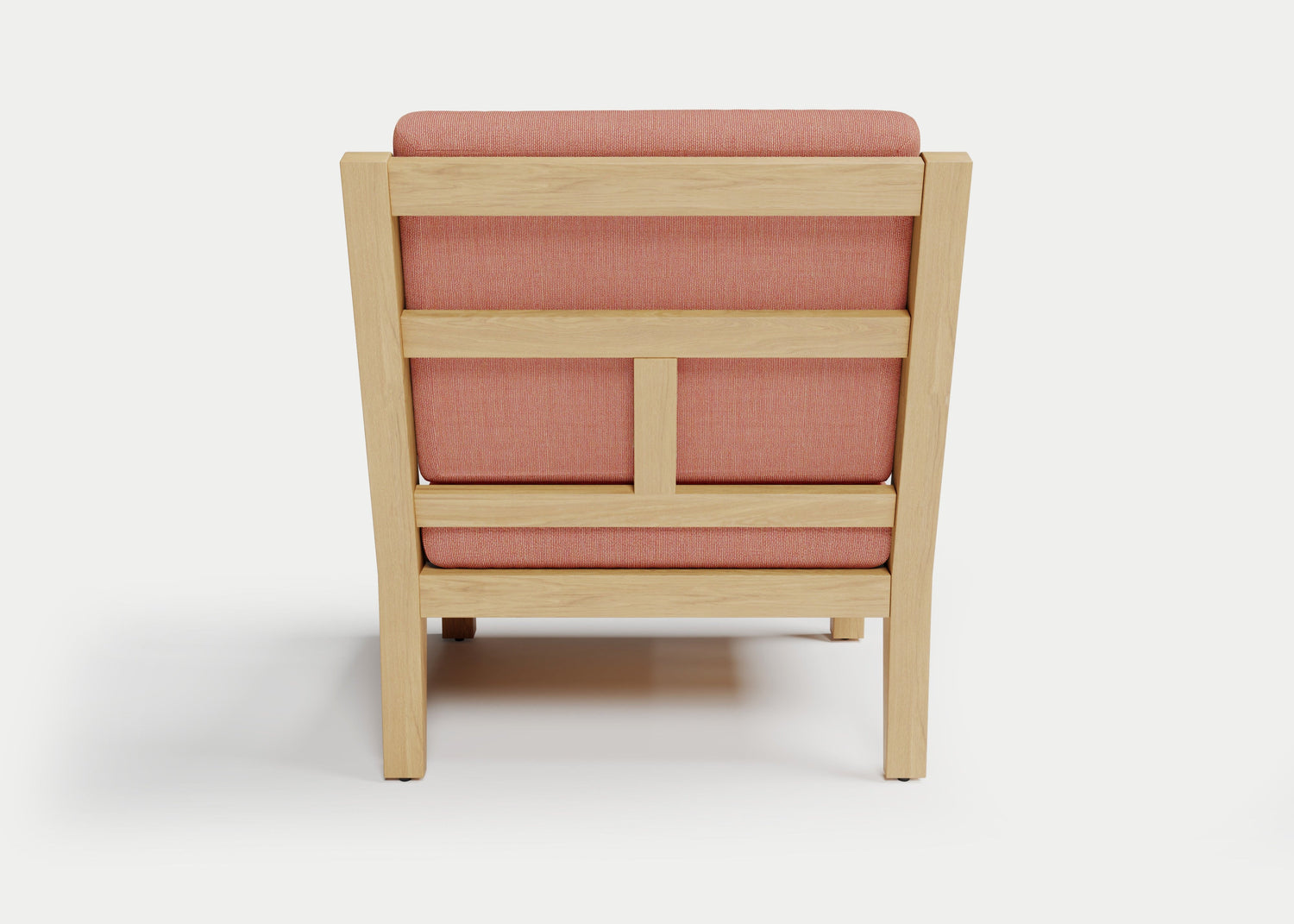Heated Outdoor Teak Lounge Chair