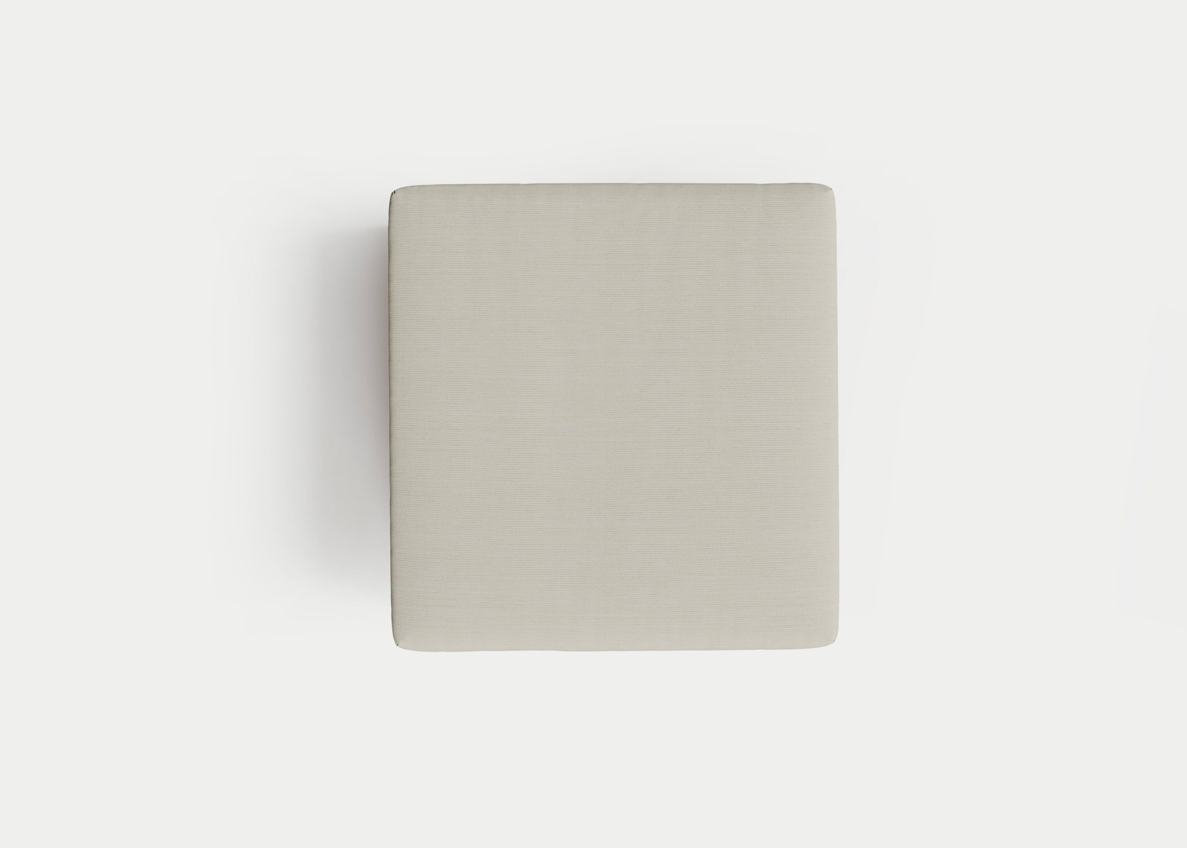 Heated Outdoor Teak Ottoman