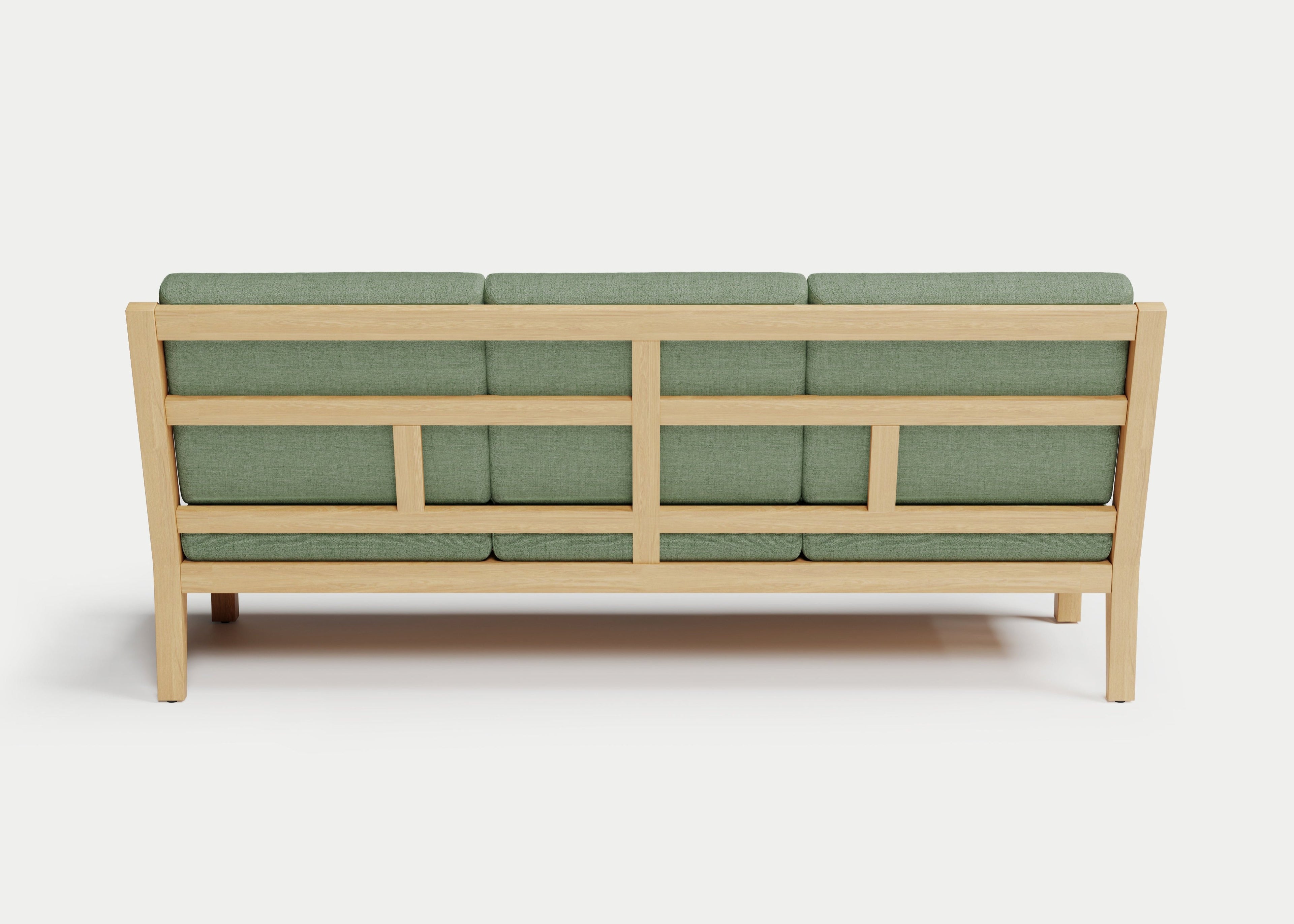 Heated Outdoor Teak Sofa