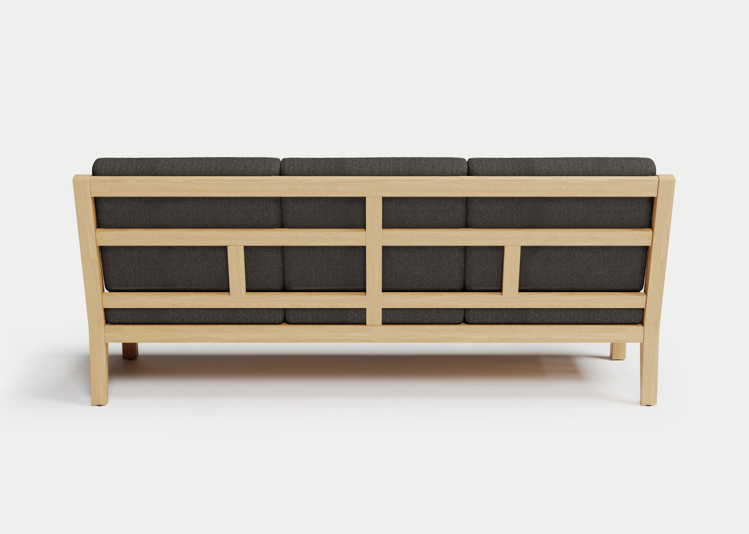 Heated Outdoor Teak Sofa