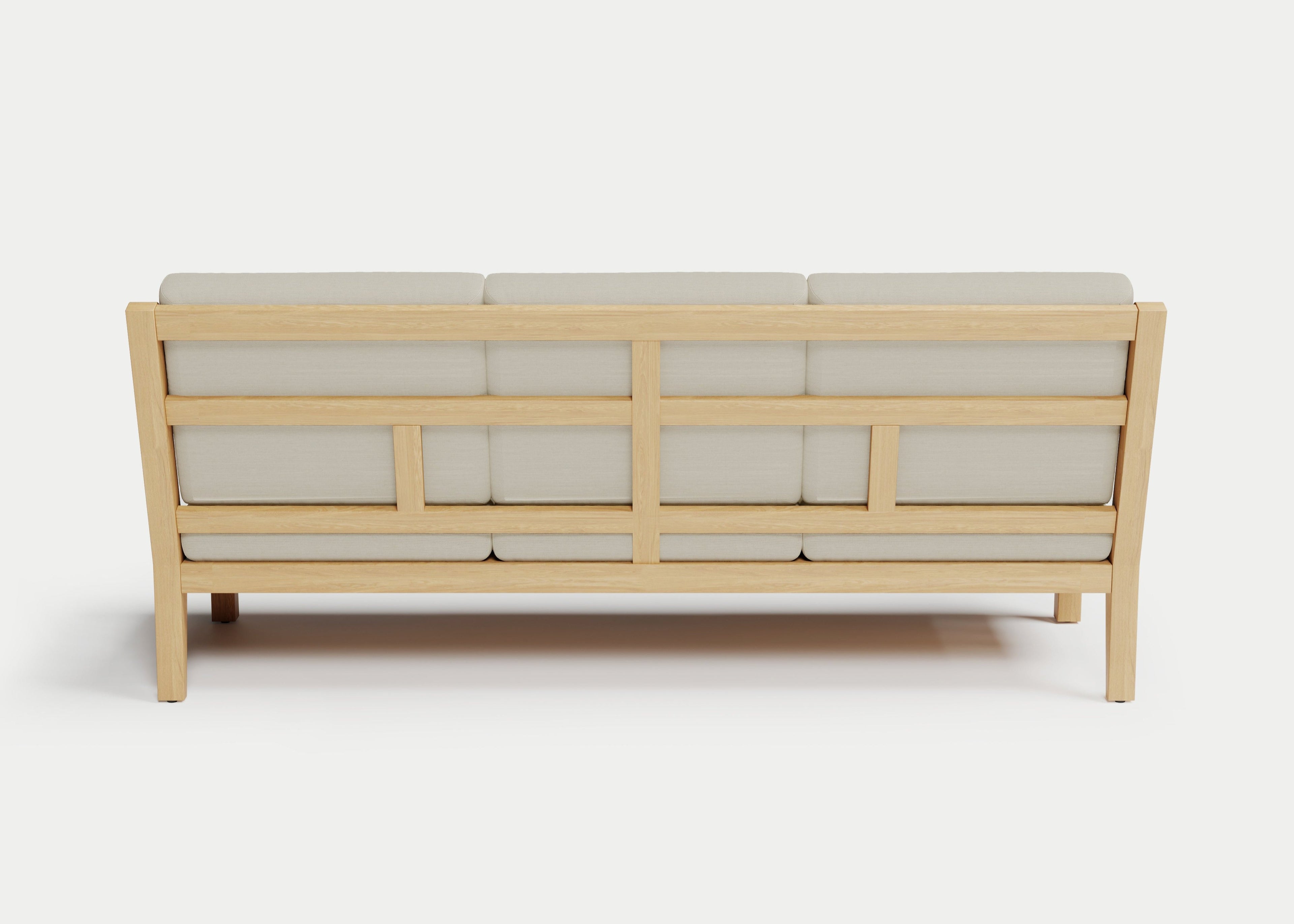 Heated Outdoor Teak Sofa