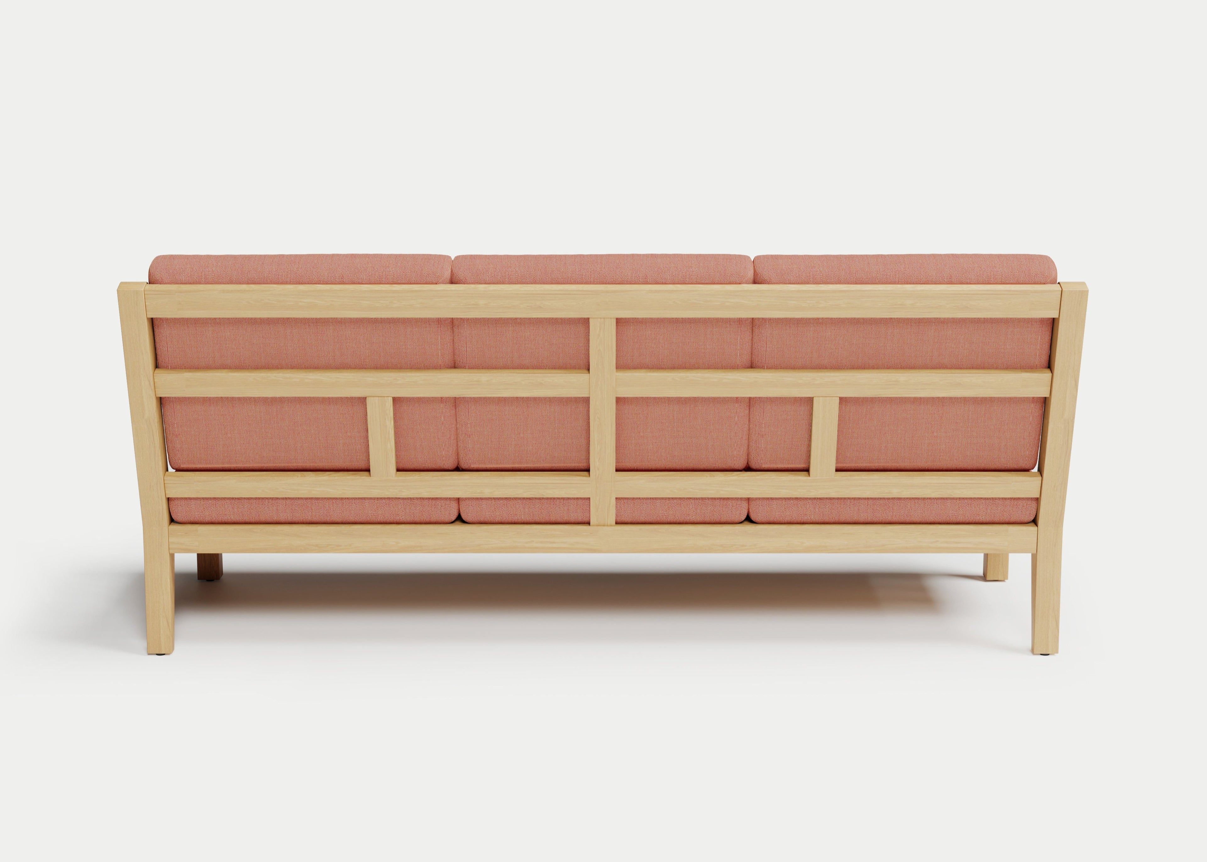 Heated Outdoor Teak Sofa