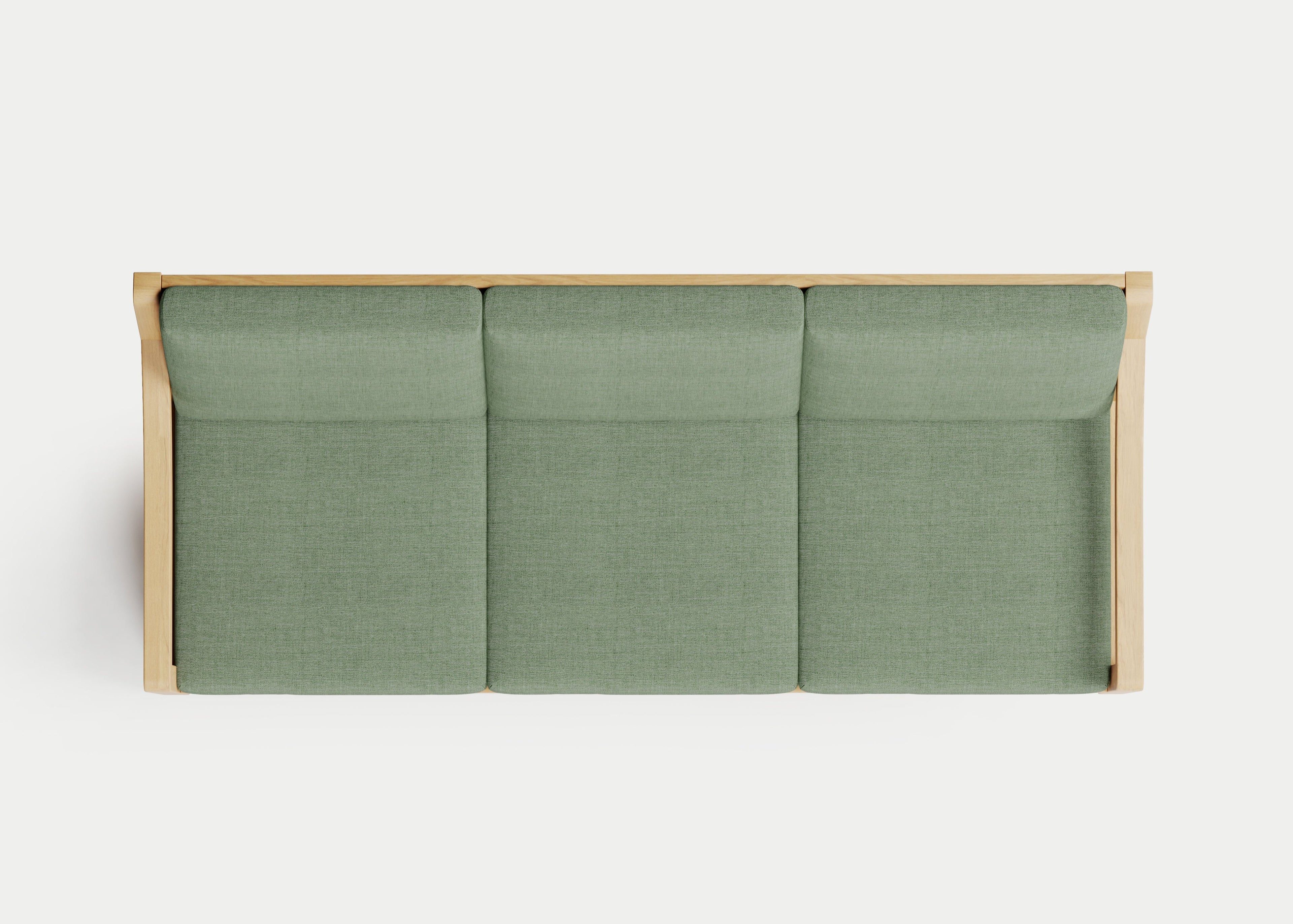 Heated Outdoor Teak Sofa