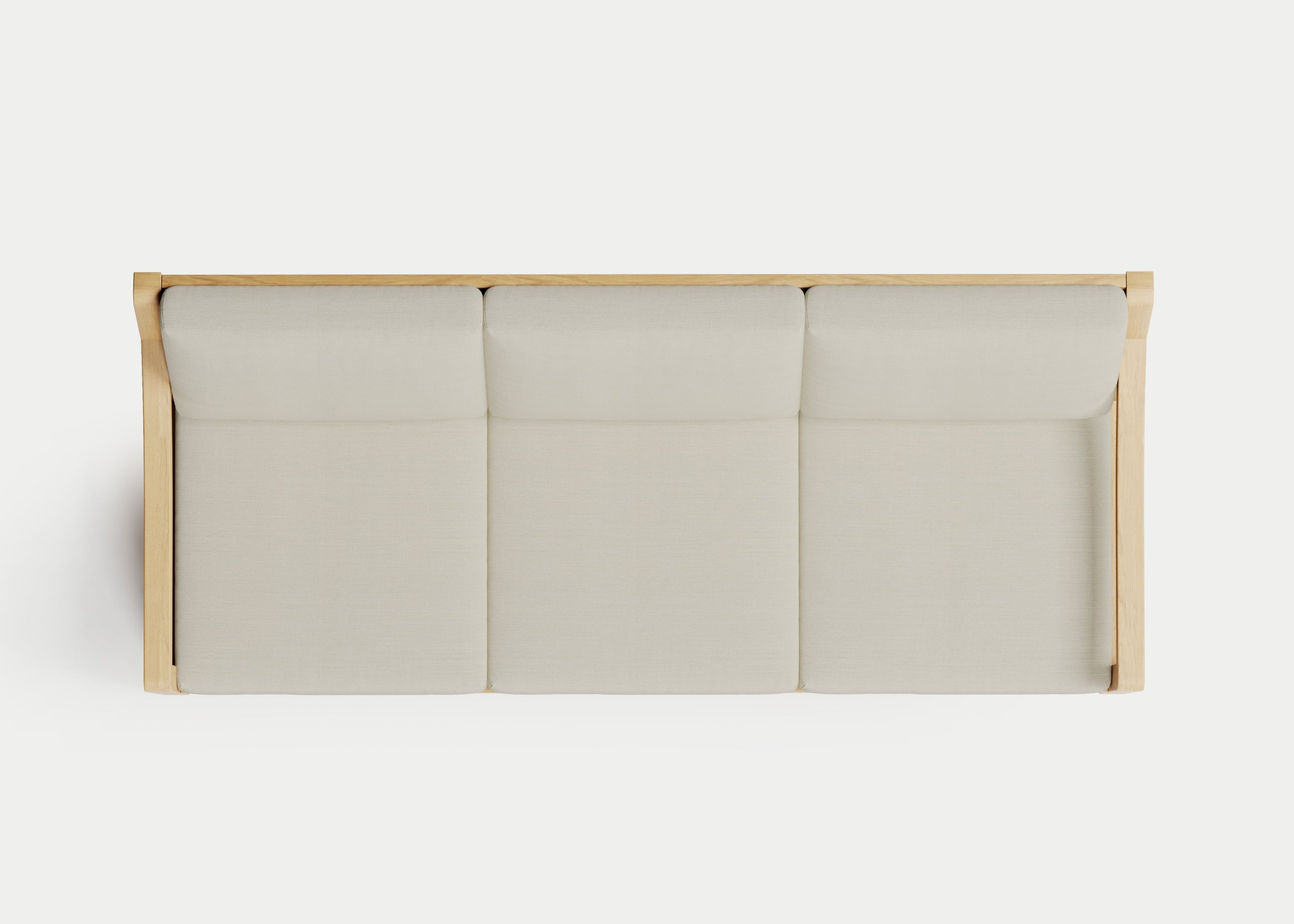 Heated Outdoor Teak Sofa