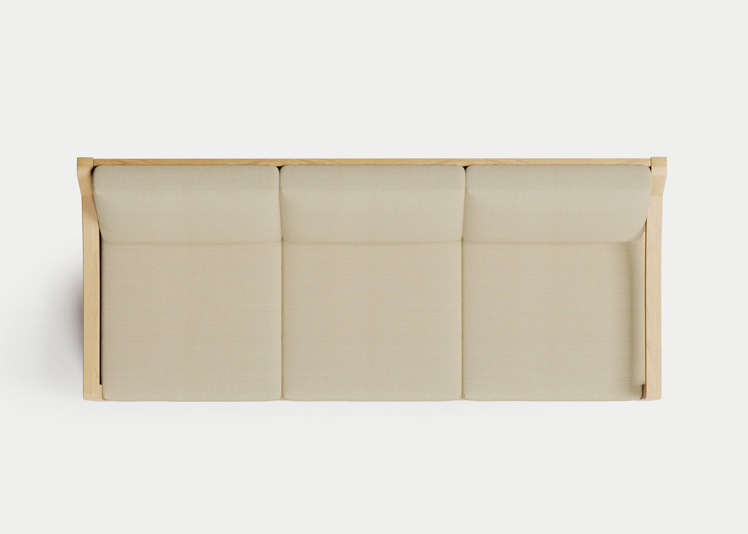 Heated Outdoor Teak Sofa