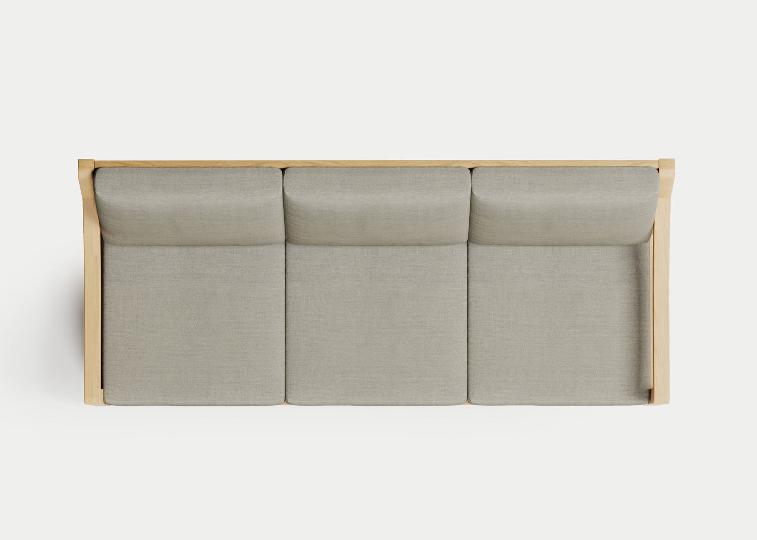 Heated Outdoor Teak Sofa