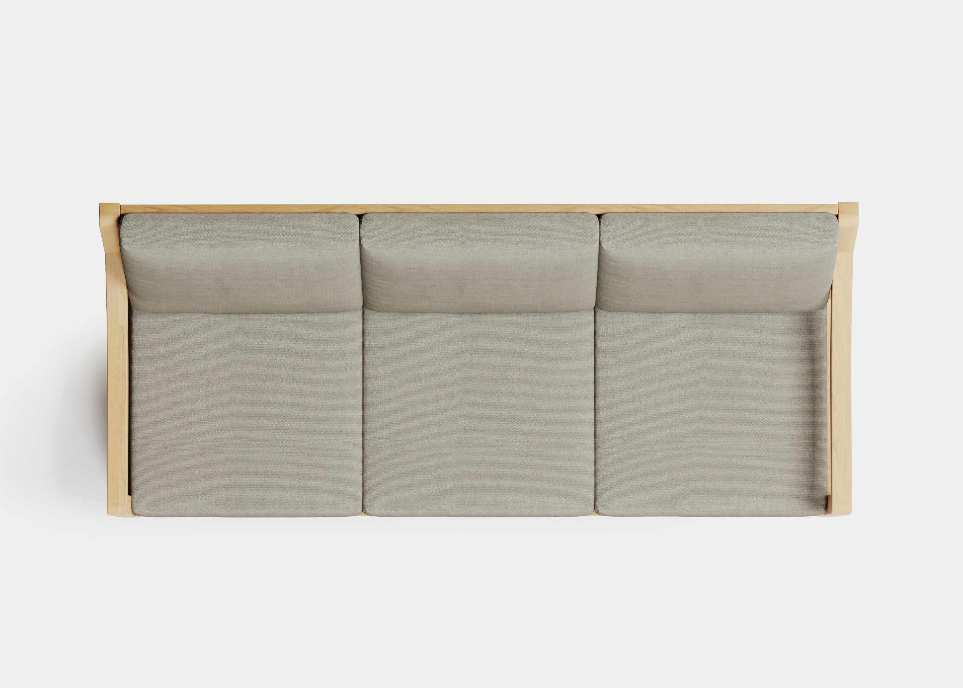 Heated Outdoor Teak Sofa