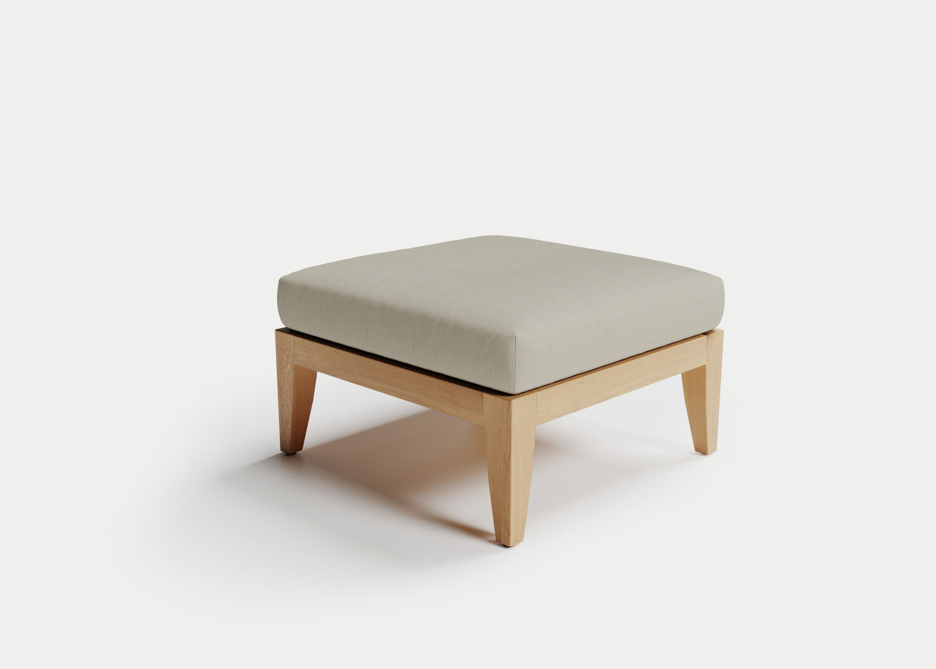 Teak Ottoman