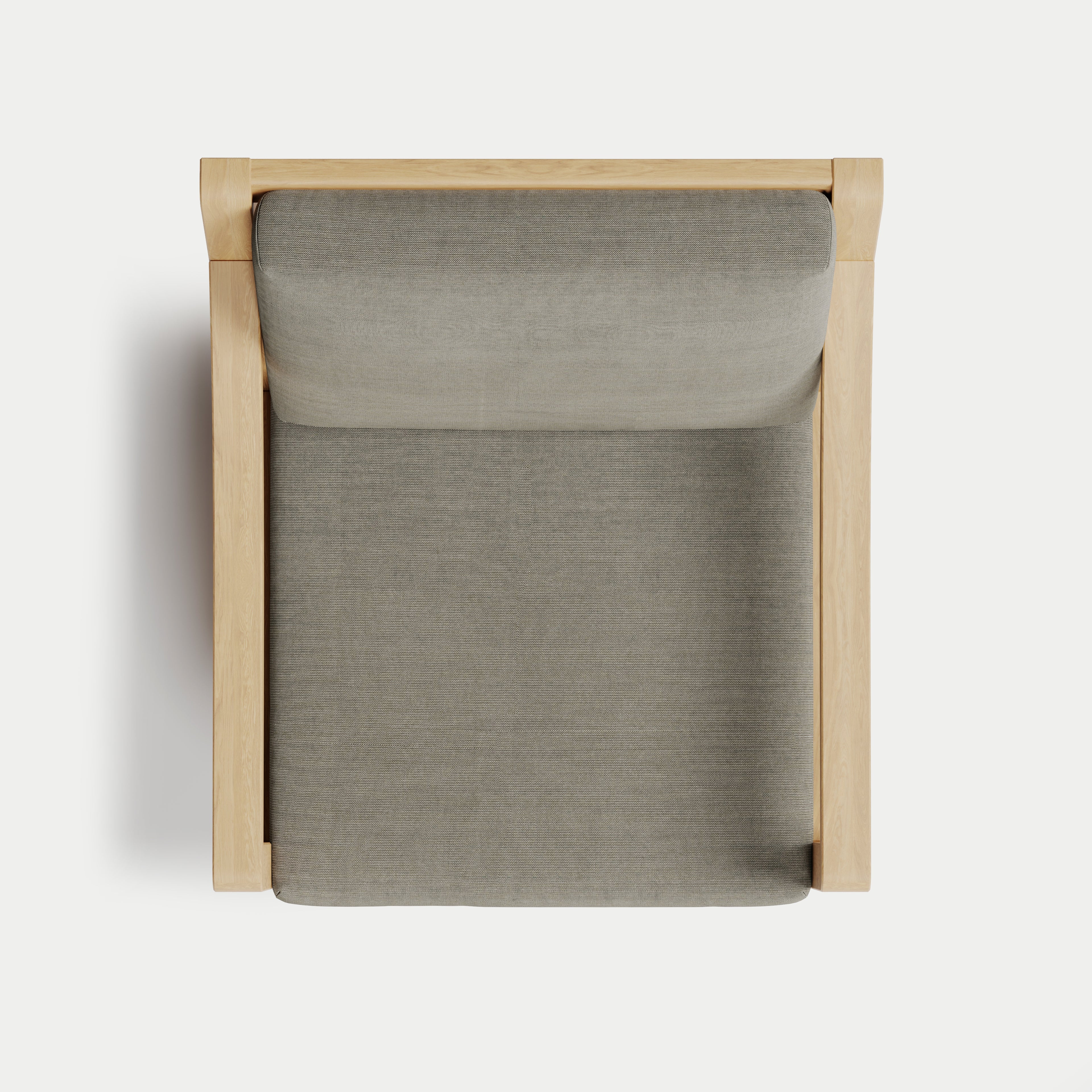 Heated Outdoor Teak Swivel Chair