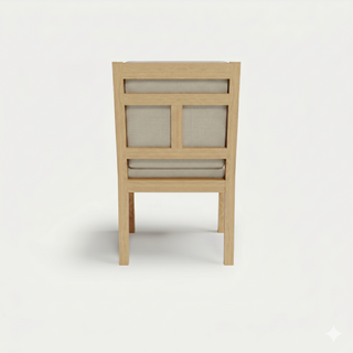 Heated Outdoor Teak Dining Chair 