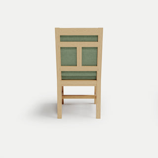 Heated Outdoor Teak Dining Chair Armless