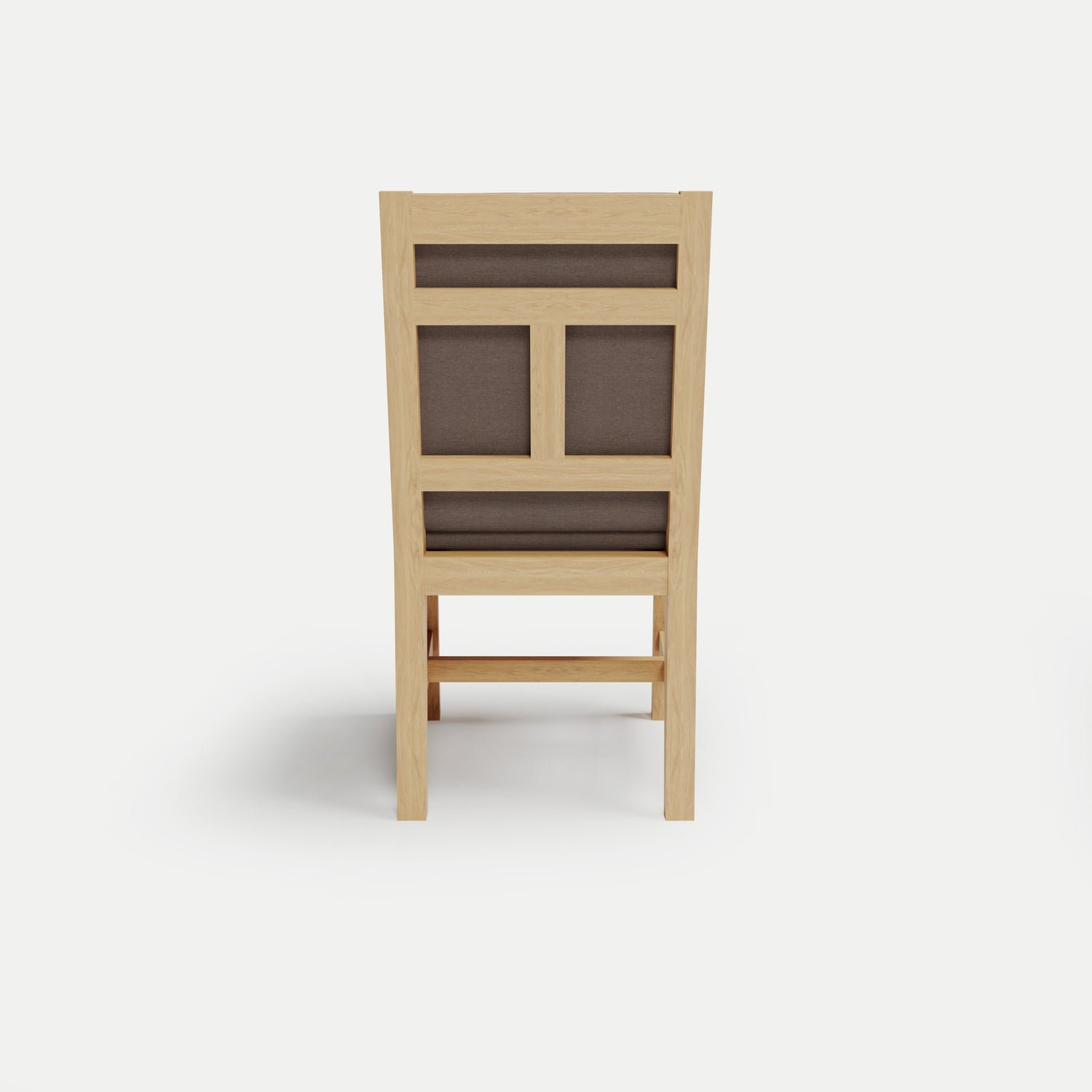 Heated Outdoor Teak Dining Chair Armless