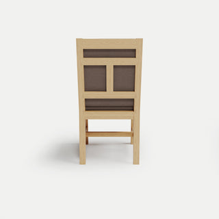 Heated Outdoor Teak Dining Chair Armless