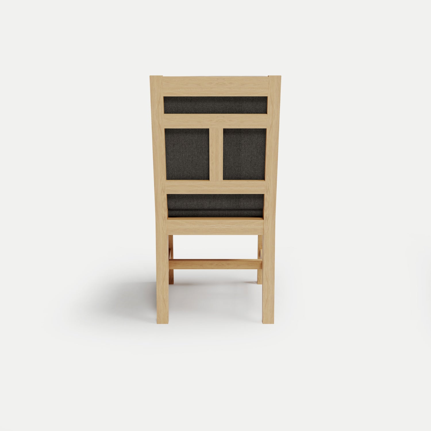 Heated Outdoor Teak Dining Chair Armless