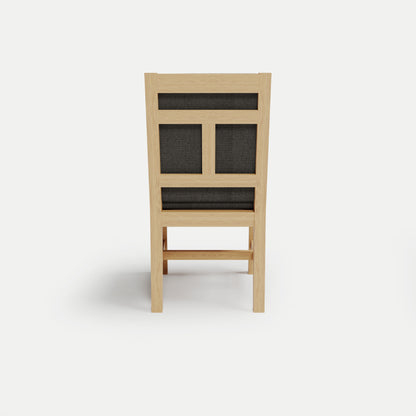 Heated Outdoor Teak Dining Chair Armless