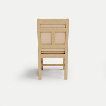 Heated Outdoor Teak Dining Chair Armless