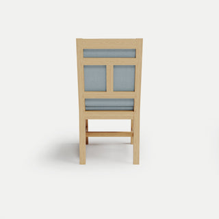 Heated Outdoor Teak Dining Chair Armless