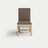 Heated Outdoor Teak Dining Chair Armless