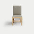 Heated Outdoor Teak Dining Chair Armless