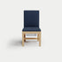 Heated Outdoor Teak Dining Chair Armless