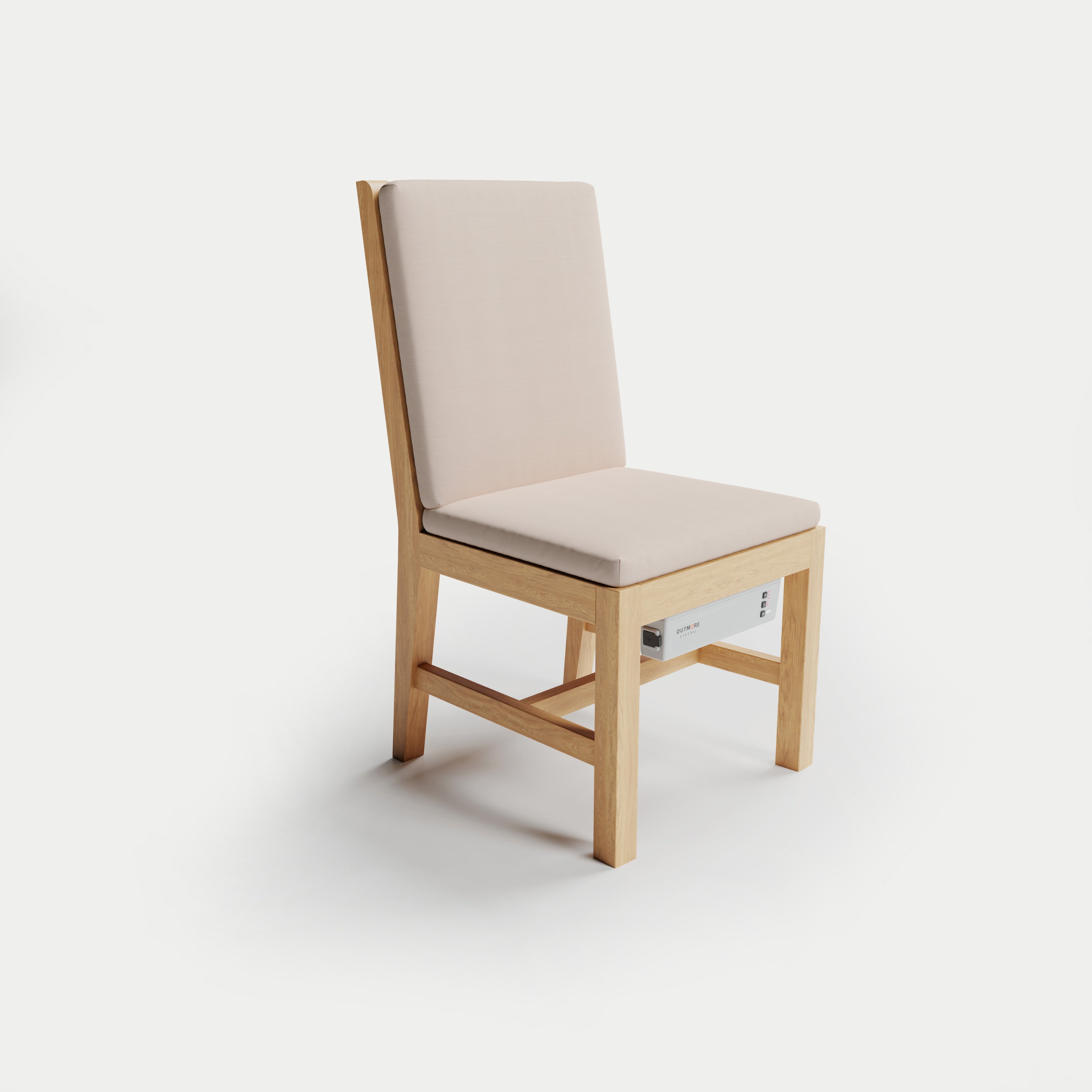 Solerno Heated Dining Armless Chair