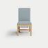 Heated Outdoor Teak Dining Chair Armless