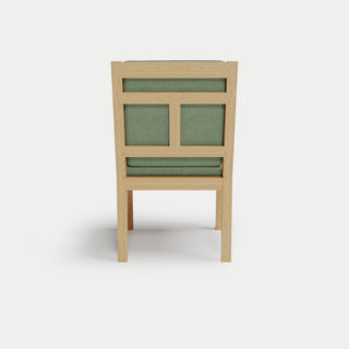Heated Outdoor Teak Dining Chair 