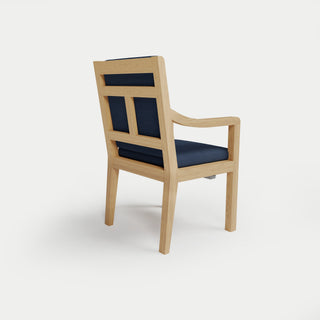 Heated Outdoor Teak Dining Chair 