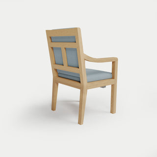 Heated Outdoor Teak Dining Chair 