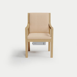 Heated Outdoor Teak Dining Chair 