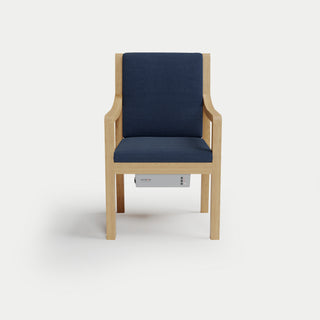 Heated Outdoor Teak Dining Chair 