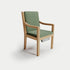 Heated Outdoor Teak Dining Chair 