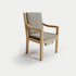 Heated Outdoor Teak Dining Chair 