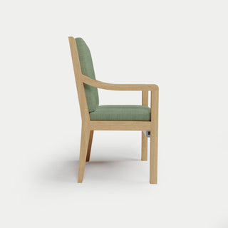 Heated Outdoor Teak Dining Chair 
