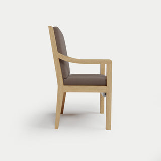 Heated Outdoor Teak Dining Chair 