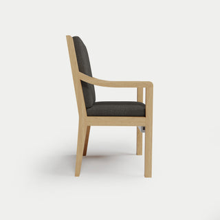 Heated Outdoor Teak Dining Chair 