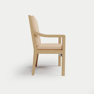 Heated Outdoor Teak Dining Chair 
