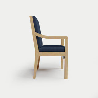 Heated Outdoor Teak Dining Chair 