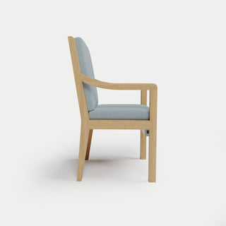 Heated Outdoor Teak Dining Chair 