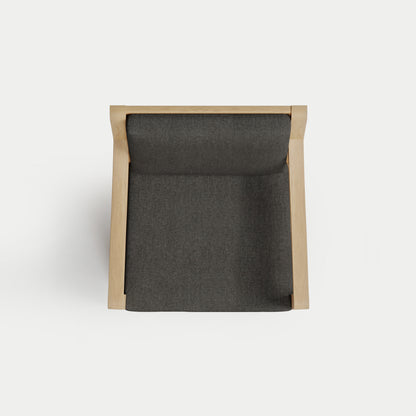 Heated Outdoor Teak Dining Chair 